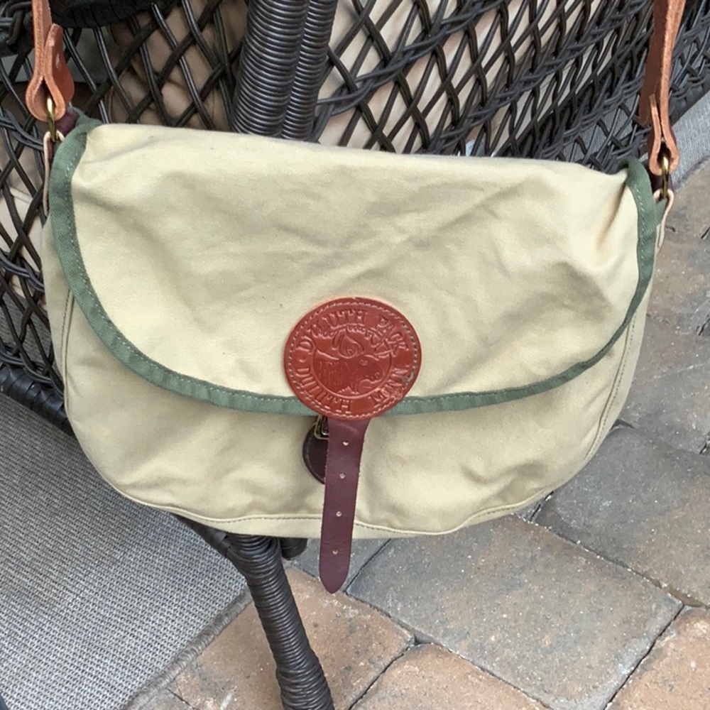 NEW WITHOUT TAGS, DULUTH PACK LIGHTWEIGHT CANVAS SHELL BAG